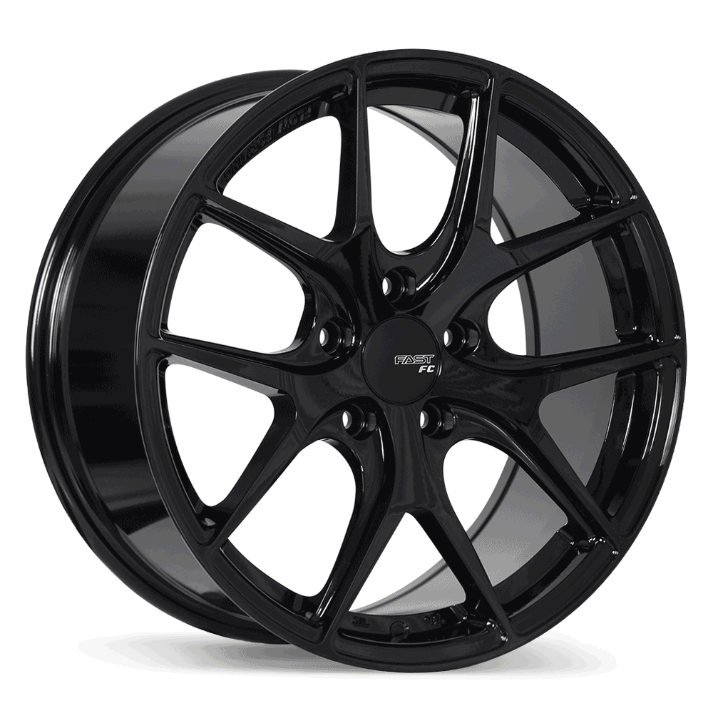 Fast Wheels FC04 Metallic Black 17x8.0 +45 5x114.3 72.6