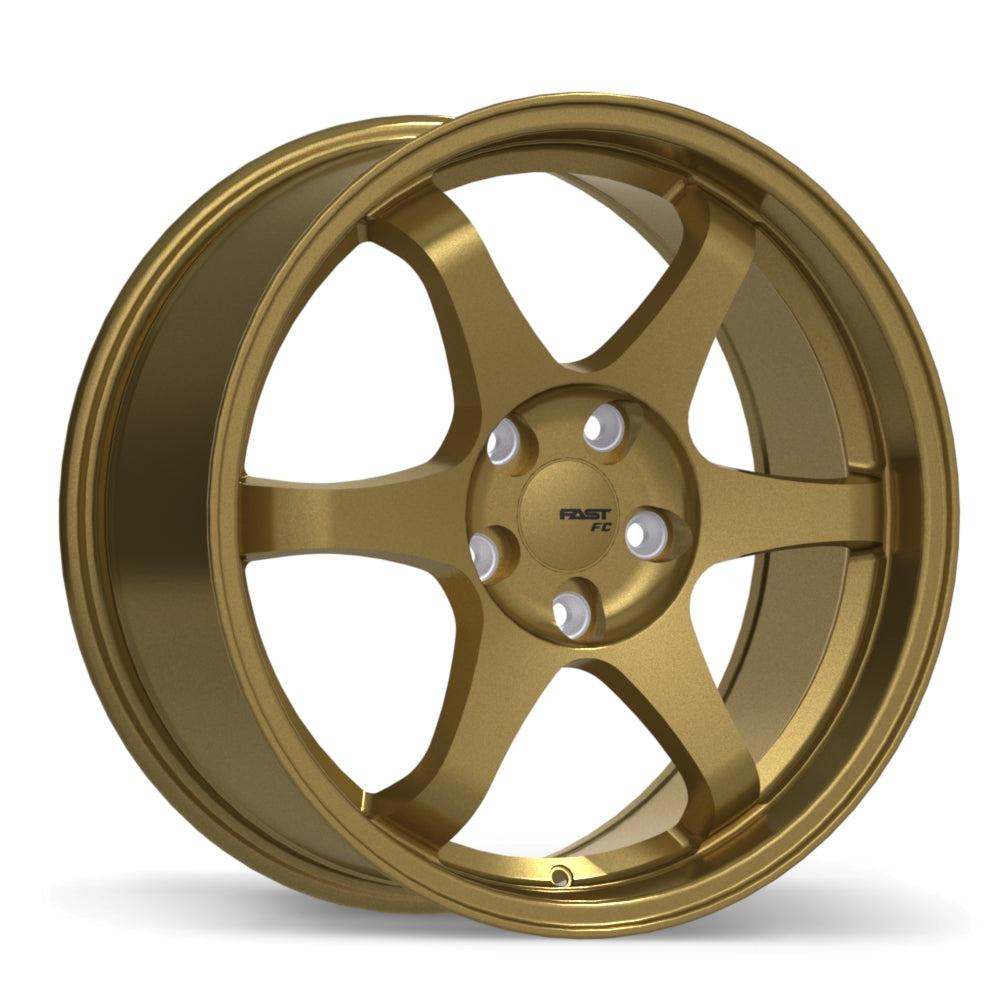 Fast Wheels FC09 Satin Gold 18x8.0 +35 5x100 72.6