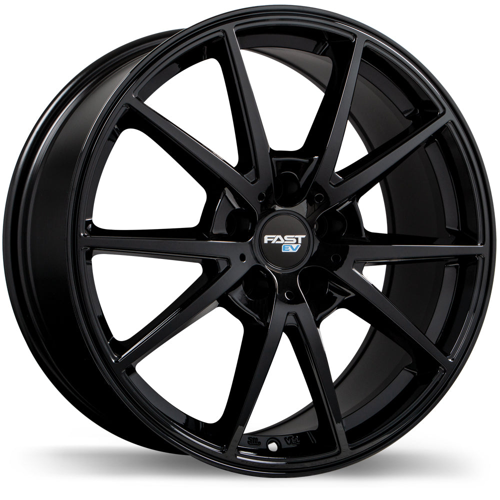 Fast Wheels EV02 Gloss Black 17x6.5 +38 5x114.3 67.1
