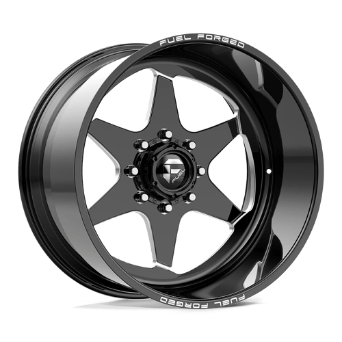 Fuel Forged FF115 Gloss Black Milled 22x14 -72 6X139.7 77.8