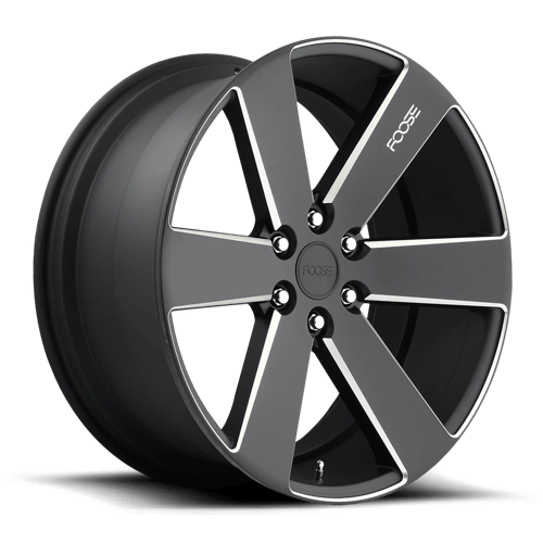 Foose F158 SWITCH Matte Black Milled 20x9.5 +30 6X139.7 78.1