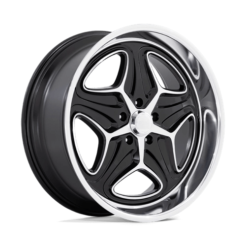 Foose F171 MERLOT Gloss Black Machined 22x10.5 +6 5X127 78