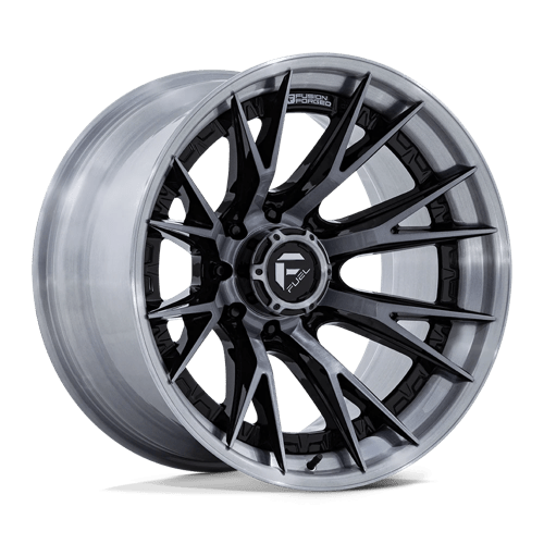 Fuel FC402 CATALYST Gloss Black Brushed Dark Tint 24x12 -44 8X180 124.2