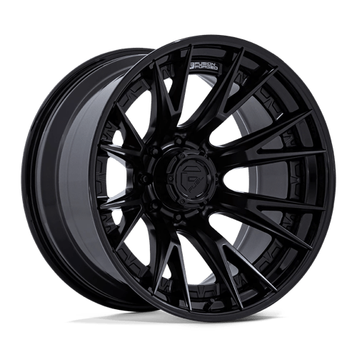 Fuel FC402 CATALYST Matte Black W/ Gloss Black Lip 22x12 -44 8X165.1 125.1