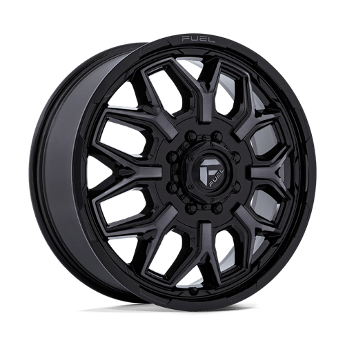 Fuel D875 FLUX DUALLY Gloss Black Brush-Fc Gray Tint 22x8.25 +104 8X165.1 121.6