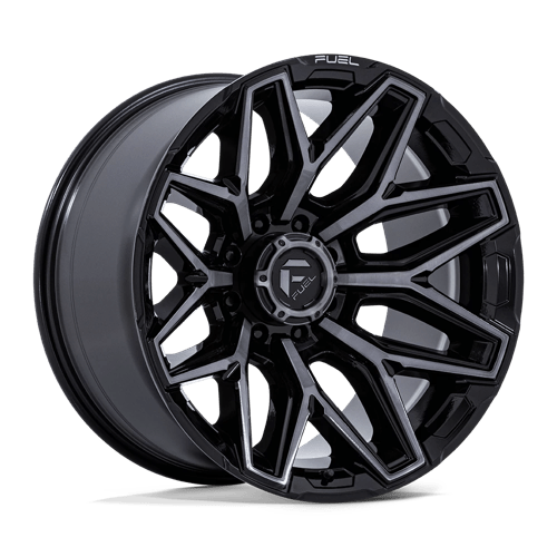 Fuel FLUX Gloss Black Brush Fc Gray Ddt 20x10 -18 8X170 125.1