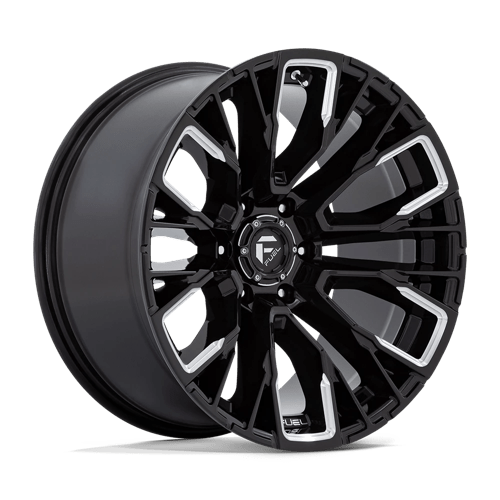 Fuel D849 REBAR Gloss Black Milled 20x10 -18 6X139.7 106.1