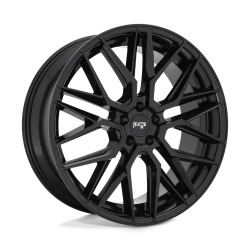 Niche M224 GAMMA Gloss Black 24x10 +35 5X130 84.1