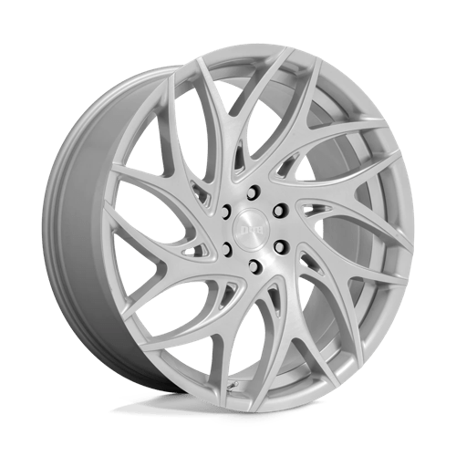 DUB S261 G.O.A.T. Silver Brushed Face 24x10 +25 6X139.7 106.1