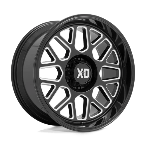 XD XD849 GRENADE II Gloss Black Milled 20x10 +12 5X127 71.5
