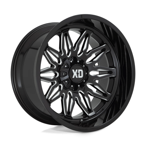 XD XD859 GUNNER Gloss Black Milled 22x12 -44 5X127/5X139.7 78.1