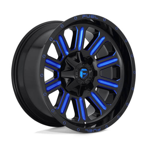 Fuel D646 HARDLINE Gloss Black Blue Tinted Clear 20x9 +20 6X135/6X139.7 106.1