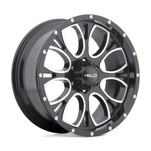 Helo HE879 Gloss Black Machined & Milled 16x8 +0 6X139.7 106.25
