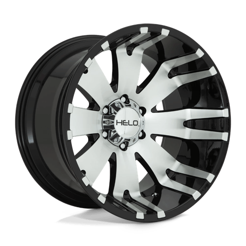 Helo HE917 Gloss Black Machined 20x10 -18 6X139.7 106.25