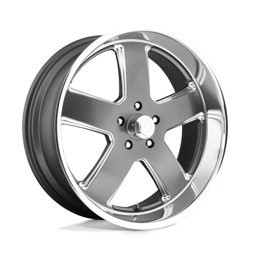 US Mag U118 HUSTLER Matte Gun Metal 22x11 +18 5X127 78.1