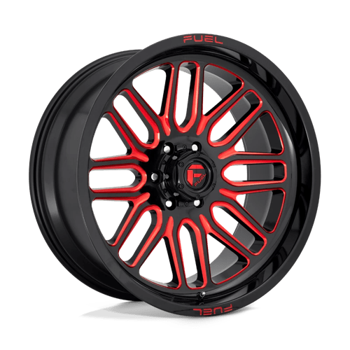 Fuel D663 IGNITE Gloss Black Red Tinted Clear 22x10 -18 5X127 78.1
