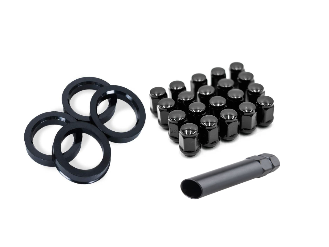 BLACK INSTALL KIT (BOLTS/NUTS, KEY, HUB RINGS)