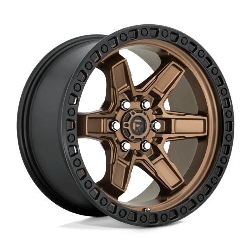 Fuel D699 KICKER Matte Bronze Black Bead Ring 17x9 +12 6X114.3 66.06