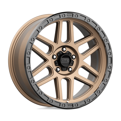 KMC KM544 MESA Matte Bronze W/ Black Lip 20x9 +25 5X150 110.5
