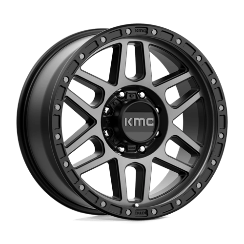 KMC KM544 MESA Satin Black W/ Gray Tint 20x9 +18 8X180 124.2