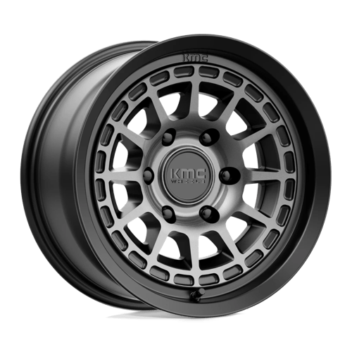 KMC KM719 CANYON Satin Black W/ Gray Tint 17x8.5 +0 6X139.7 106.1