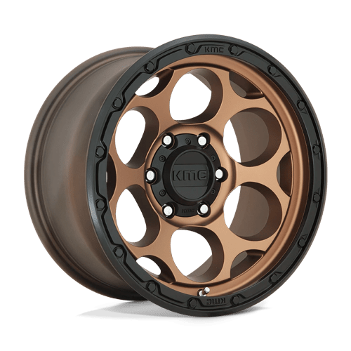 KMC KM541 DIRTY HARRY Matte Bronze W/ Black Lip 17x8.5 +0 5X127 71.5