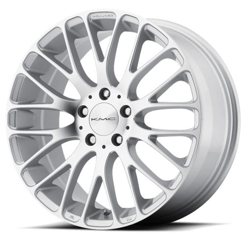 KMC KM693 MAZE Silver W Machined Face 20x8.5 +40 5X120 74.1