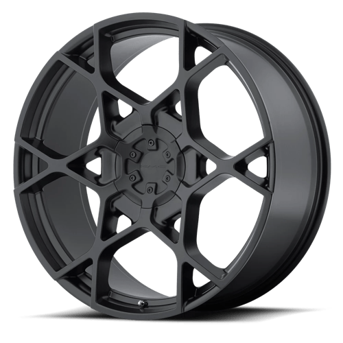 KMC KM695 CROSSHAIR Satin Black 20x8.5 +15 6X120/6X114.3 78.3