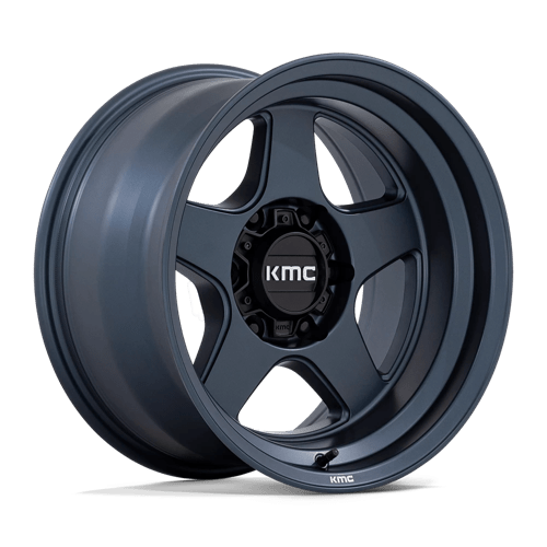 KMC KM728 LOBO Metallic Blue 17x8.5 +18 6X139.7 106.1