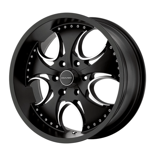 KMC KM755 VENOM Matte Black 24x9.5 +12 5X120.65 72.6