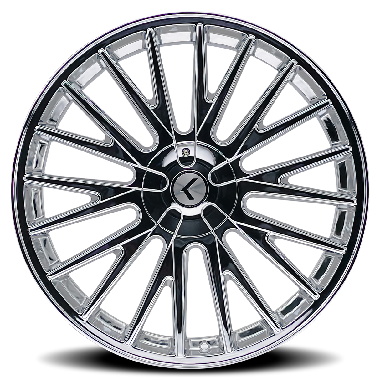 KRAZE DOUBLE DOWN Chrome 20X8.5 +38 5X112, 5X120 73