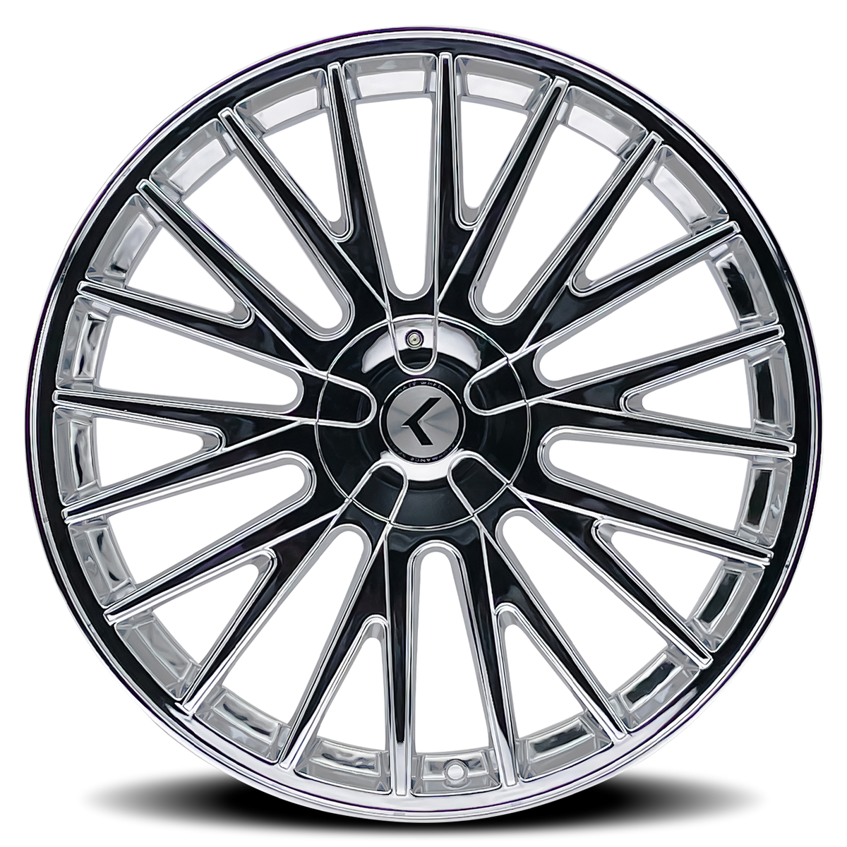 KRAZE DOUBLE DOWN Chrome 17X8 +38 5X108, 5X114.3 73