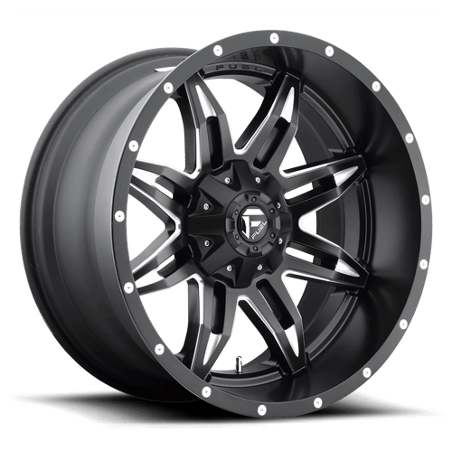 Fuel D567 LETHAL Matte Black Milled 15x10 -43 5X139.7 108