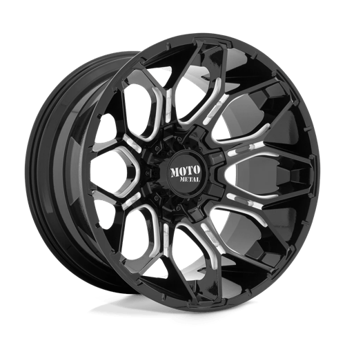 Moto Metal MO808 SNIPER Gloss Black Milled 20x9 +0 8X170 125.1