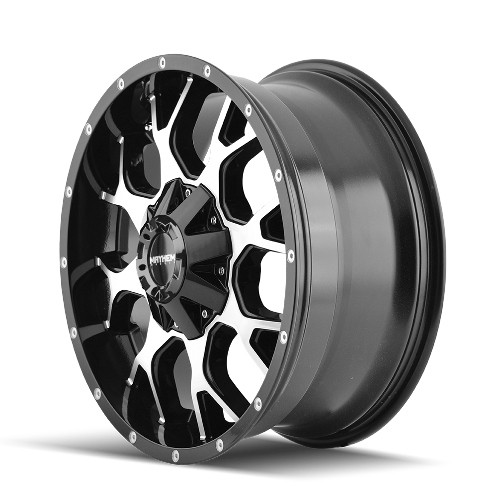 MAYHEM WARRIOR Machined/Milled 18X9 -12 6X135, 6X139.7 106