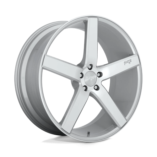 Niche M135 MILAN Gloss Silver Machined 20x8.5 +35 5X114.3 72.56