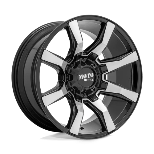 Moto Metal MO804 SPIDER Gloss Black Machined 20x10 -18 5X127/5X139.7 78.1