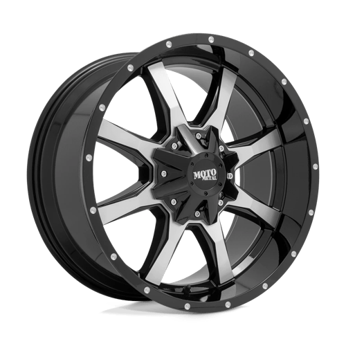 Moto Metal MO970 Gloss Black W/ Machined Face 18x10 -24 5X139.7/5X150 110.5