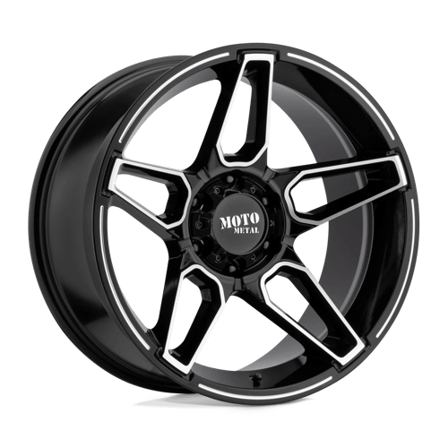 Moto Metal MO994 FANG Gloss Black Machined 20x12 -44 8X170 125.5