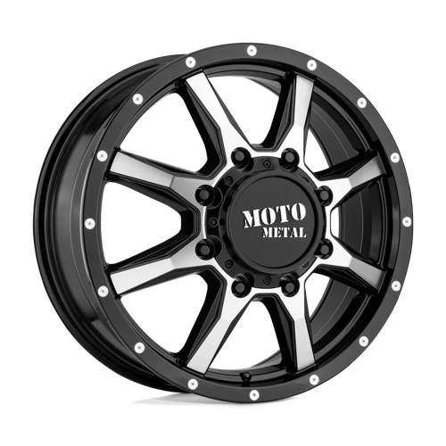 Moto Metal MO995 Gloss Black Machined - Front 17x6.5 +111 8X165.1 125.5