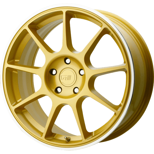 Motegi MR138 Gold W/ Machined Lip 19x8.5 +35 5X114.3 72.6