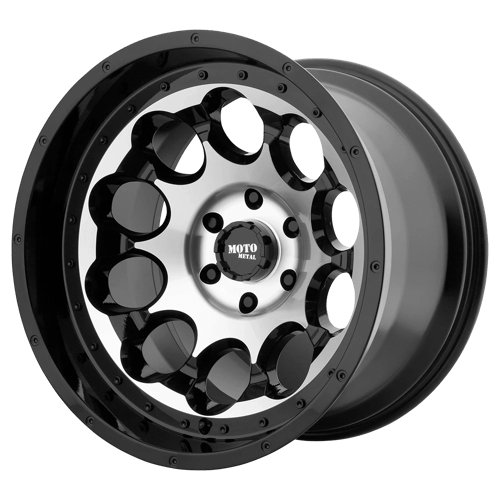Moto Metal MO990 ROTARY Gloss Black Machined 17x9 -12 8X170 125.5