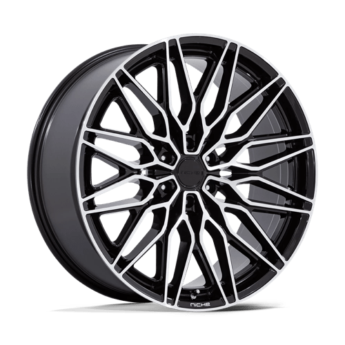 Niche NC278 CALABRIA 6 Gloss Black W/ Machined 22x9.5 +19 6X139.7 106.1