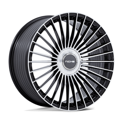 Niche NC282 SERENE Gloss Black W/ Machined Face 20x10.5 +40 5X112/5X114.3 72.56