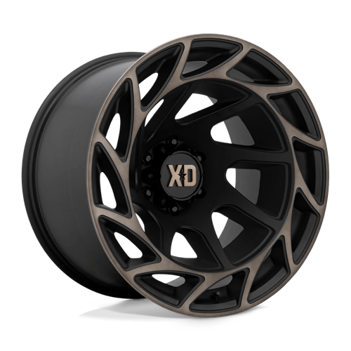 XD XD860 ONSLAUGHT Satin Black W/ Bronze Tint 20x12 -44 6X135 87.1
