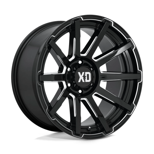 XD XD847 OUTBREAK Gloss Black Milled 17x9 +30 6X139.7 106.25