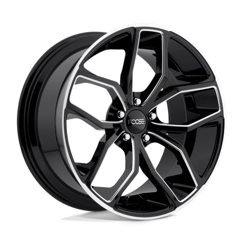Foose F150 OUTCAST Gloss Black Milled 20x8.5 +35 5X114.3 72.56
