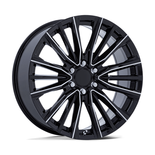 Performance Replicas PR223 Gloss Black Milled 24x10 +28 6X139.7 78.1