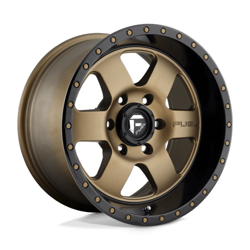 Fuel D617 PODIUM Matte Bronze Black Bead Ring 17x9 -12 5X127 78.1