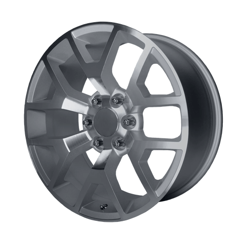 Performance Replicas PR150 Silver Machined 20x9 +27 6X139.7 78.1